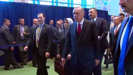 Cumhurbaşkanı Erdoğan, BM Genel Merkezi'ne geldi - NEW YORK