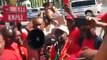 New York : les membres du FNDC protestent contre le changement de Constitution en Guinée
