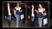 Janhvi Kapoor looks very happy to have a sister like Khushi Kapoor