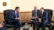 السيسي يلتقي نظيره المجري ورئيسي وزراء إسبانيا وباكستان