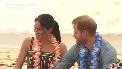 Meghan Markle Recycles Striped Maxi Dress in South Africa