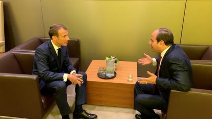 السيسي يلتقي ماكرون على هامش اجتماعات الأمم المتحدة