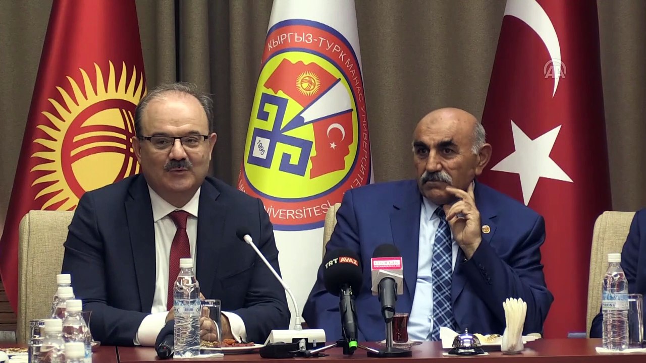 Türk heyetinden Kırgızistan-Türkiye Manas Üniversitesine ziyaret - BİŞKEK