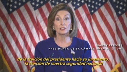 Demócratas iniciarán juicio político contra Trump por presiones a Ucrania