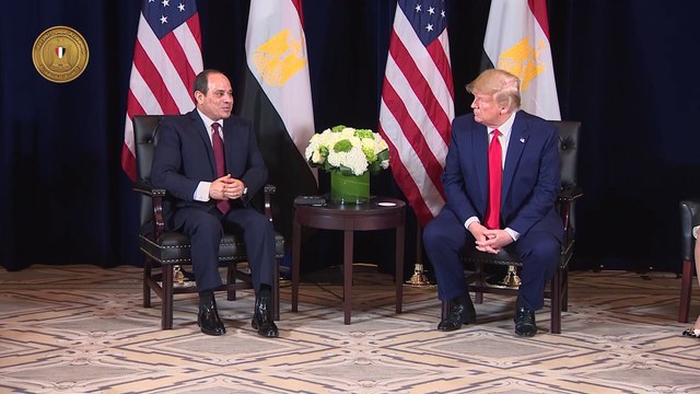 قمة السيسى – ترامب تؤكد دور مصر فى صون السلم والأمن لجميع شعوب المنطقة.. الرئيس الأمريكى يشيد بالإنجازات المحققة خلال الرئاسة المصرية للاتحاد الأفريقي.. والسيسى: موقف مصر ثابت تجاه القضية الفلسطينية