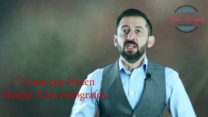 7 cosas que ODIAN LOS FOTOGRAFOS