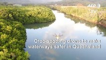 Croc-spotting drone patrol takes off Down Under