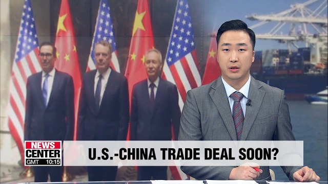 Trump says U.S.-China trade deal could happen sooner than expected