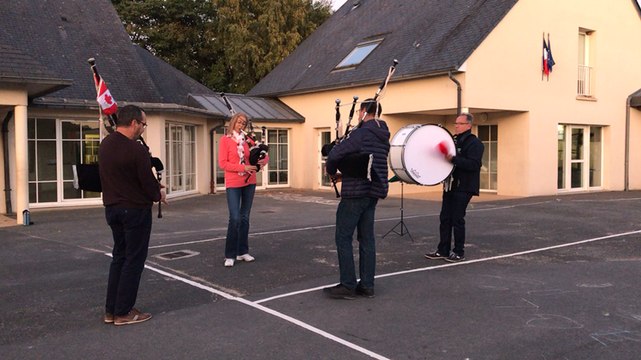 Le Auld alliance pipe band répète chaque jeudi