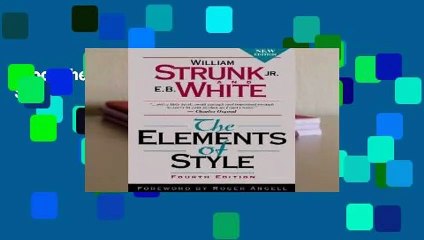 [Doc] The Elements of Style