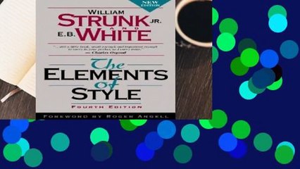 [FREE] The Elements of Style