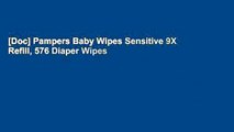 [Doc] Pampers Baby Wipes Sensitive 9X Refill, 576 Diaper Wipes