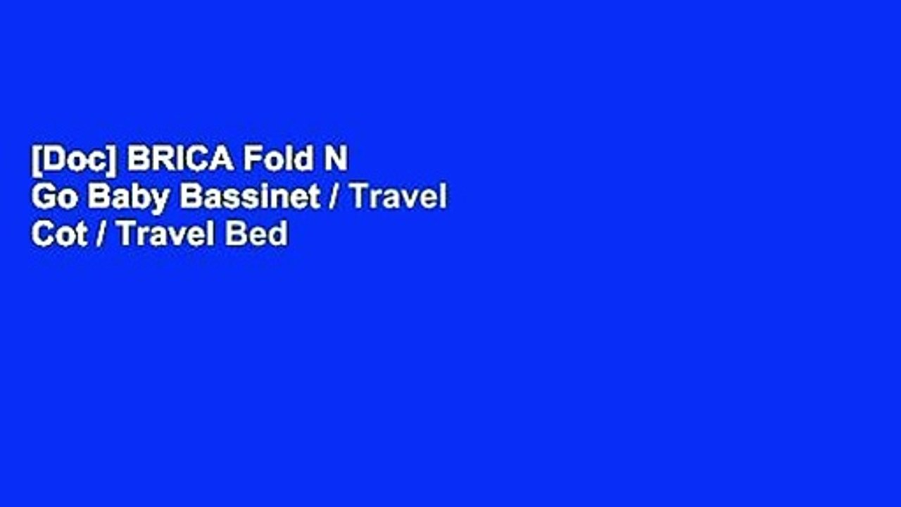 brica travel cot