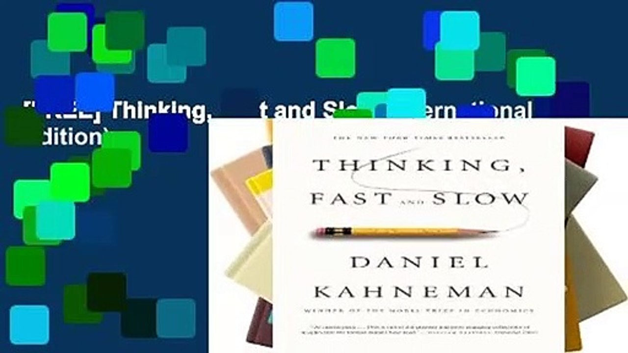 [FREE] Thinking, Fast and Slow (International Edition)