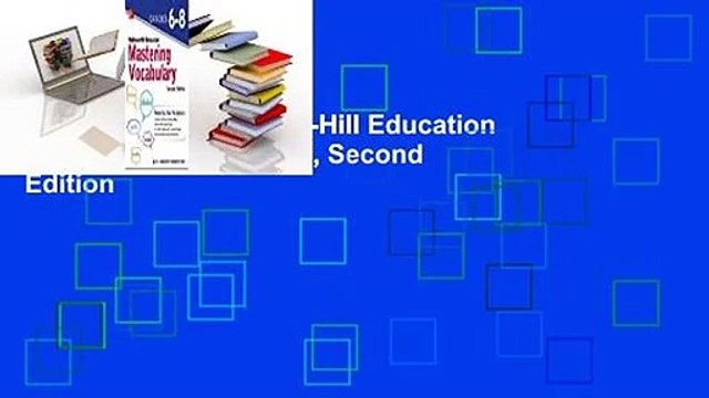 [GIFT IDEAS] McGraw-Hill Education Vocabulary Grades 6-8, Second Edition
