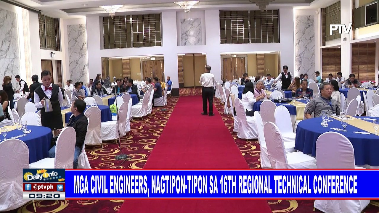 Mga civil engineers, nagtipon-tipon sa 16th Regional Technical Conference
