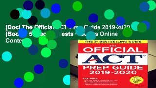 [Doc] The Official ACT Prep Guide 2019-2020, (Book + 5 Practice Tests + Bonus Online Content)