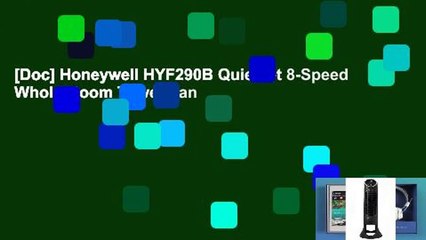 [Doc] Honeywell HYF290B Quietset 8-Speed Whole-Room Tower Fan