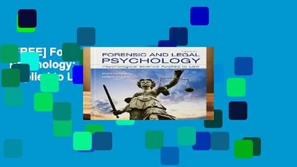 [FREE] Forensic and Legal Psychology: Psychological Science Applied to Law