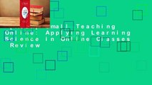 [Read] Small Teaching Online: Applying Learning Science in Online Classes  Review