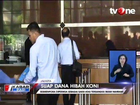 Kasus Imam Nahrawi, KPK Periksa Sesmenpora Gatot Broto