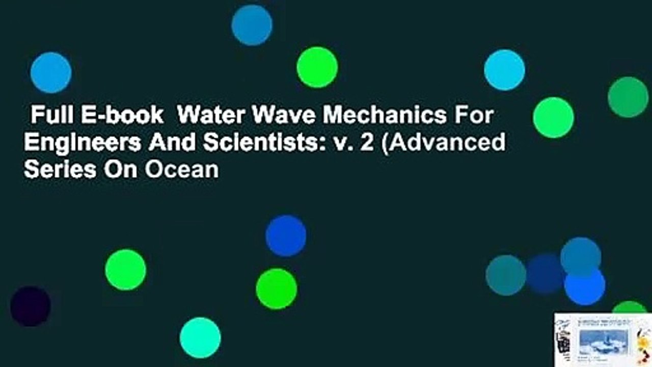 Full E-book  Water Wave Mechanics For Engineers...