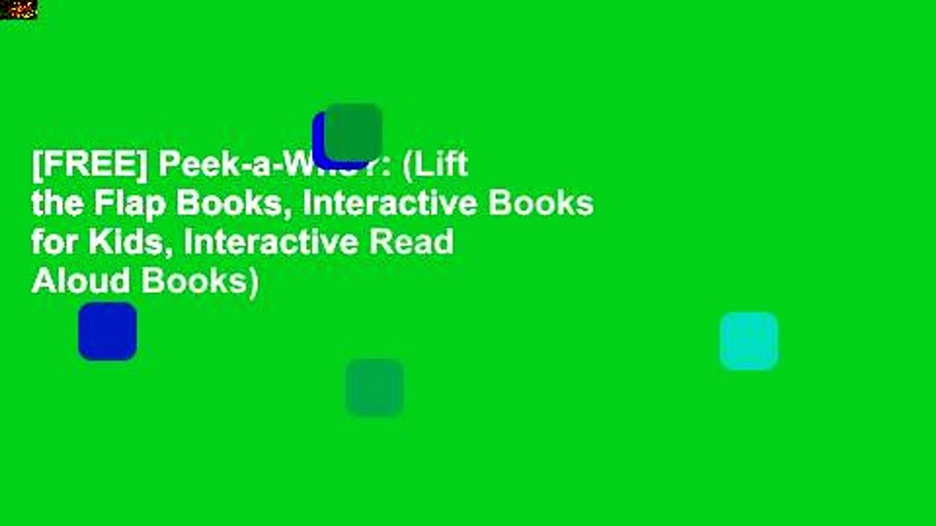 Peek-A Who? (Lift the Flap Books, Interactive Books for Kids, Interactive Read Aloud Books) [Book]