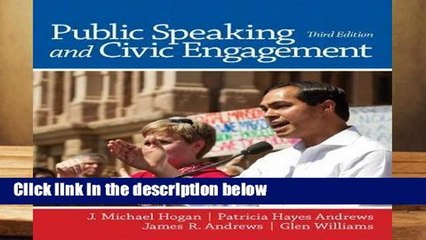 [READ] Public Speaking and Civic Engagement