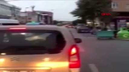 Çekmeköy'de silahlı dehşet kamerada