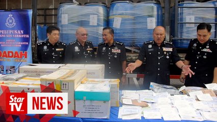 Download Video: 3 nabbed, drugs worth RM300,000 seized in Johor