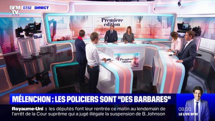 L'édito de Christophe Barbier: Mélenchon, les policiers sont "des barbares" - 25/09