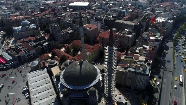 (İSTANBUL - ÖZEL)Taksim Camii'nin içi ilk kez görüntülendi