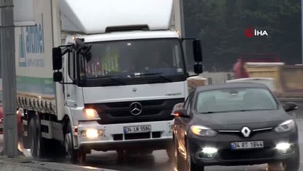 İstanbul'da yağmur etkili oluyor