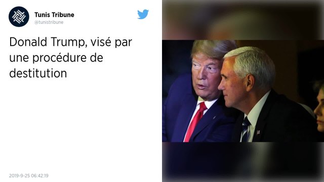 Séisme à Washington. Les démocrates lancent une procédure de destitution contre Donald Trump