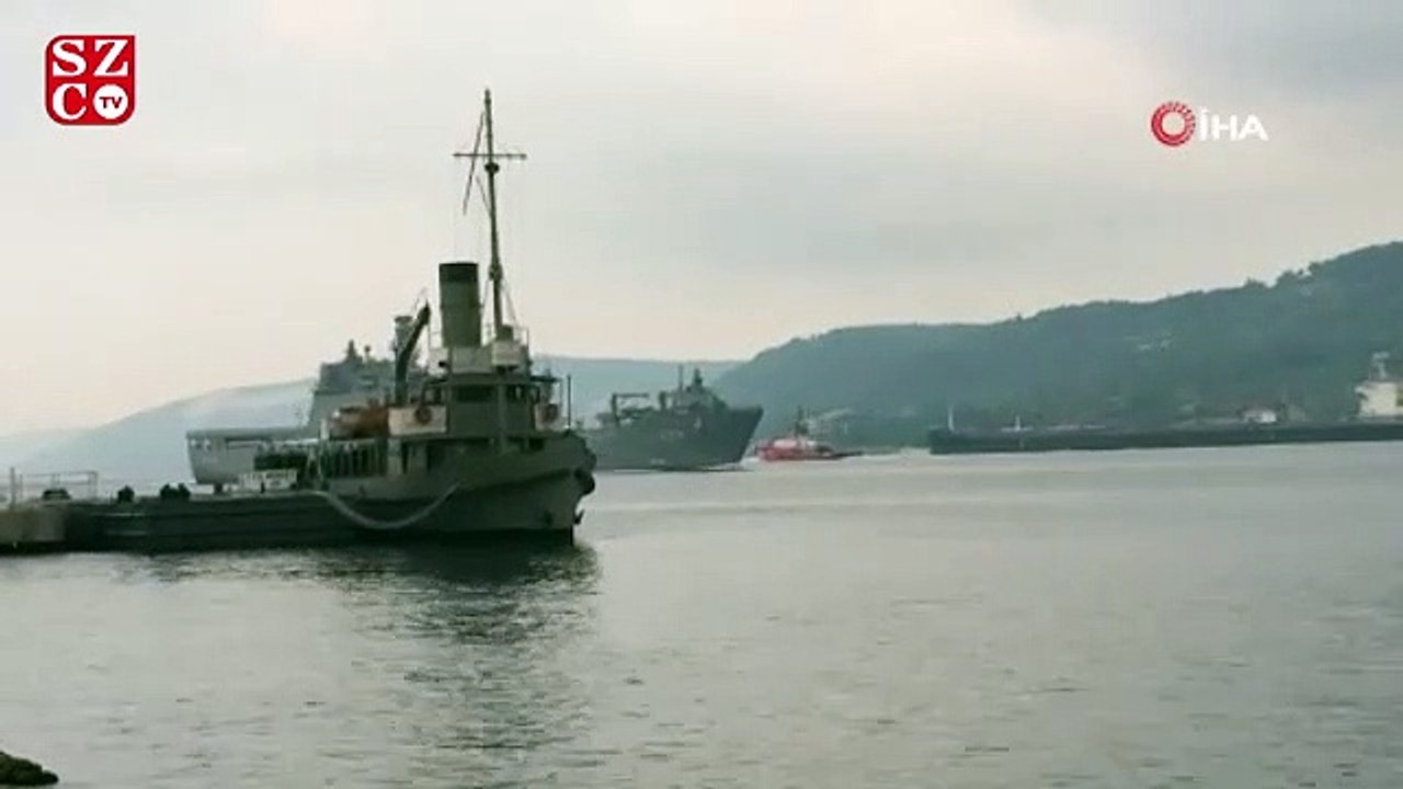 Nusret Mayın Gemisi, TCG Sancaktar gemisini Boğaz geçişinde selamladı