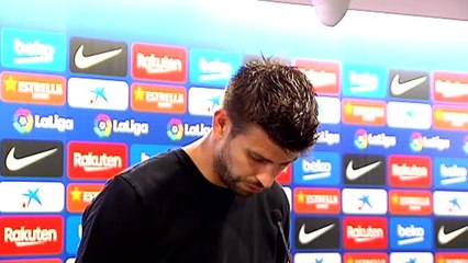 Piqué sobre la lesión de Messi: "La pretemporada no ha ayudado en nada"