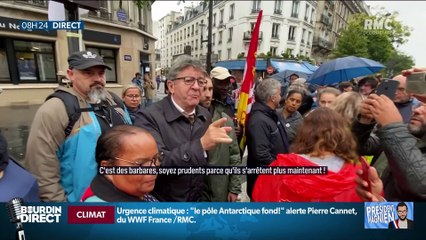 Président Magnien ! : Les policiers, "des barbares" dit Jean-Luc Mélenchon - 25/09