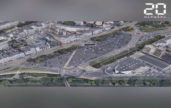 Nantes: Les images de la future place de la Petite-Hollande