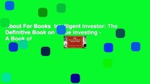 About For Books  Intelligent Investor: The Definitive Book on Value Investing - A Book of