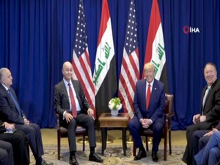 Irak Cumhurbaşkanı Salih, Trump'la görüştü