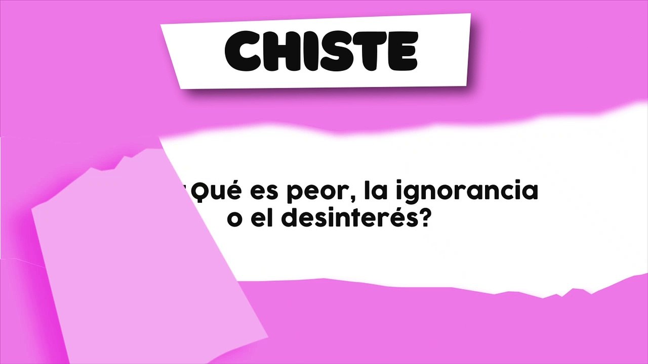 Chiste: ¡Quién sabe!