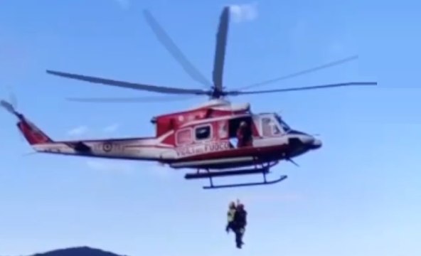 Melle (CN) - Si perde nei boschi, ritrovato dai Vigili del Fuoco (24.09.19)