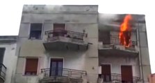 Sassari - In fiamme appartamento nel centro storico (25.09.19)