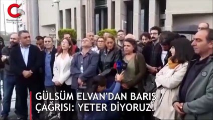Gülsüm Elvan'dan HDP önündeki annelere çağrı