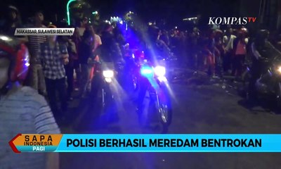 Polisi Berhasil Meredam Bentrokan di Makassar