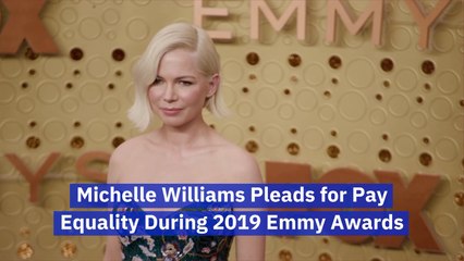 Michelle Williams Uses Her Emmy Platform For Pay Equality