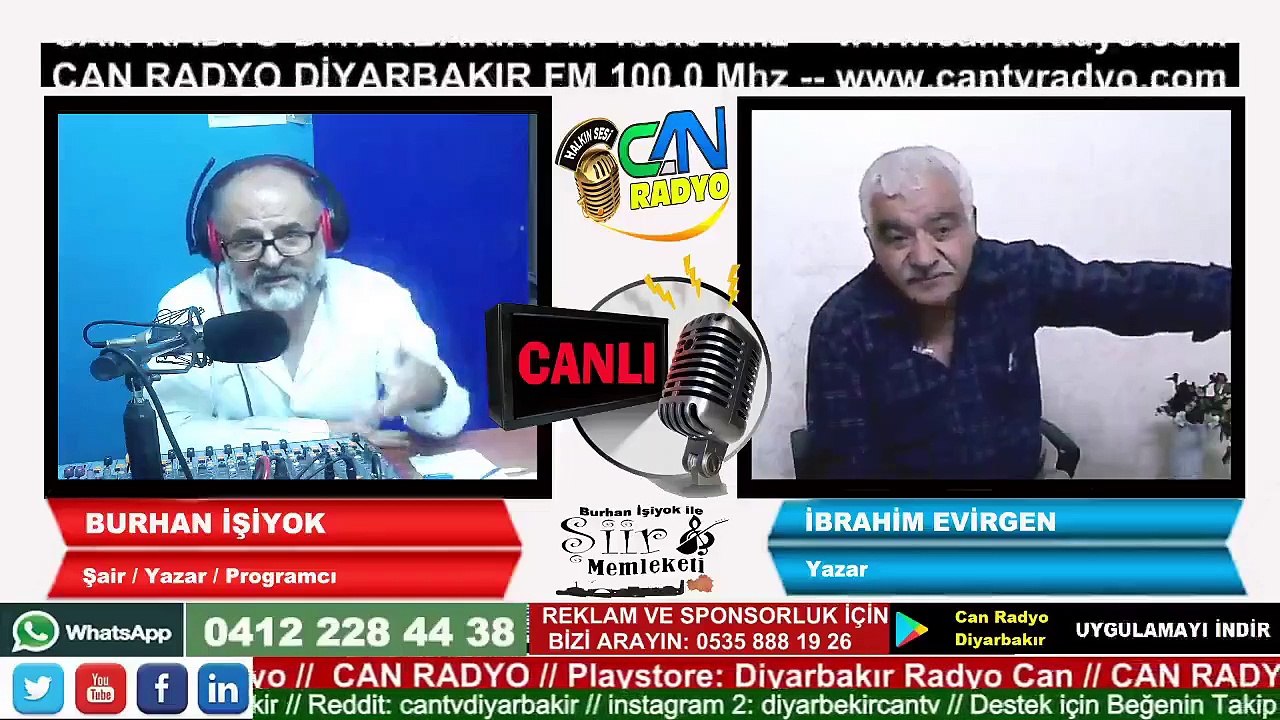 BURHAN İŞİYOK İLE ŞİİR MEMLEKETİ İBRAHİM EVİRGEN 23.09.2019