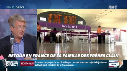 Nicolas Poincaré : Retour en France de la famille des frères Clain - 25/09