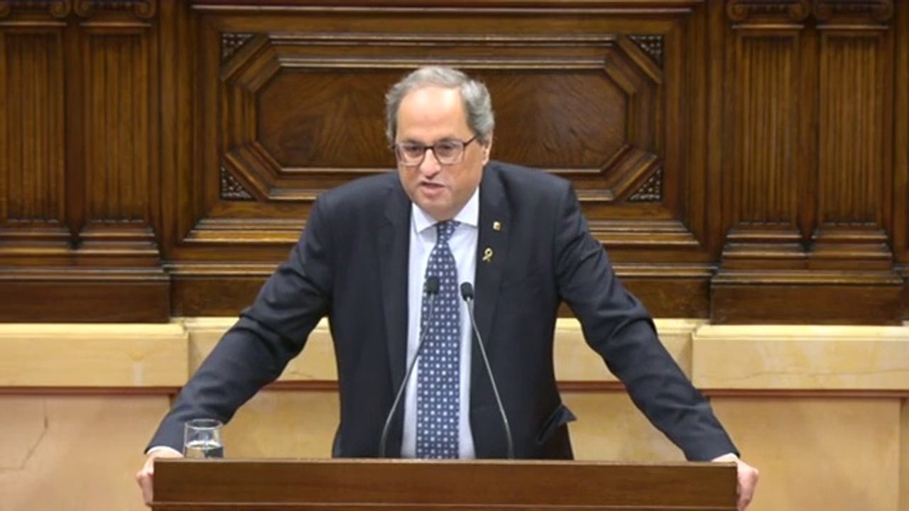 Quim Torra: 'Què us fa por? Que no sigueu majoria?