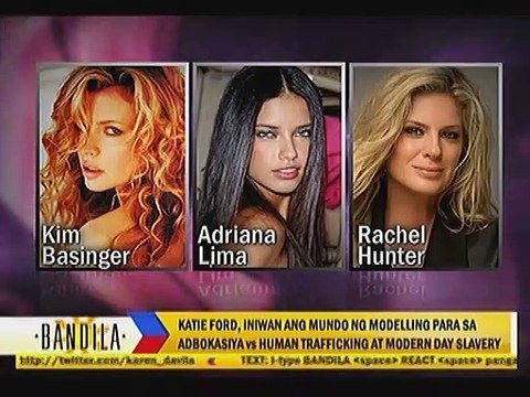 Katie Ford, iniwan ang mundo ng modelling para sa adbokasiya vs human trafficking at modern day slavery